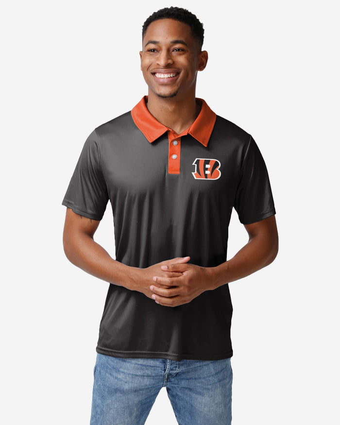 Cincinnati Bengals Workday Warrior Polyester Polo FOCO S - FOCO.com