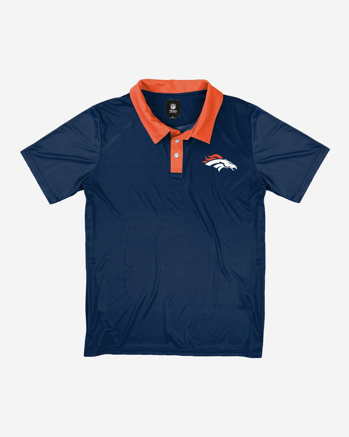 Denver Broncos Workday Warrior Polyester Polo FOCO - FOCO.com