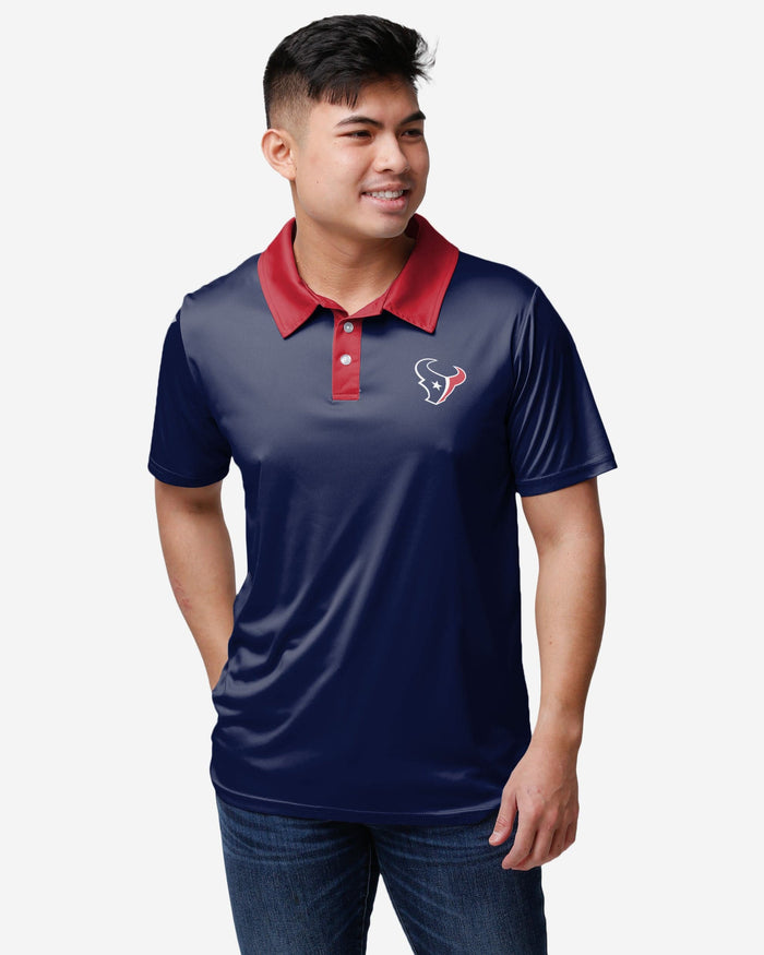 Houston Texans Workday Warrior Polyester Polo FOCO S - FOCO.com