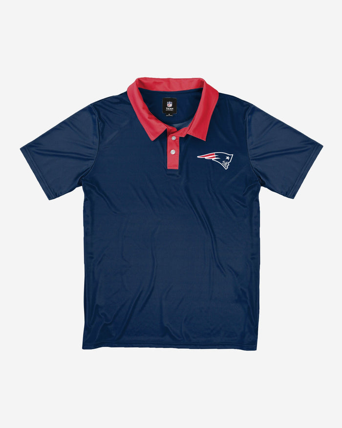 New England Patriots Workday Warrior Polyester Polo FOCO - FOCO.com