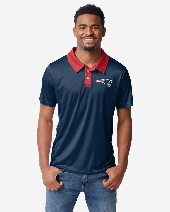 New England Patriots Workday Warrior Polyester Polo FOCO S - FOCO.com