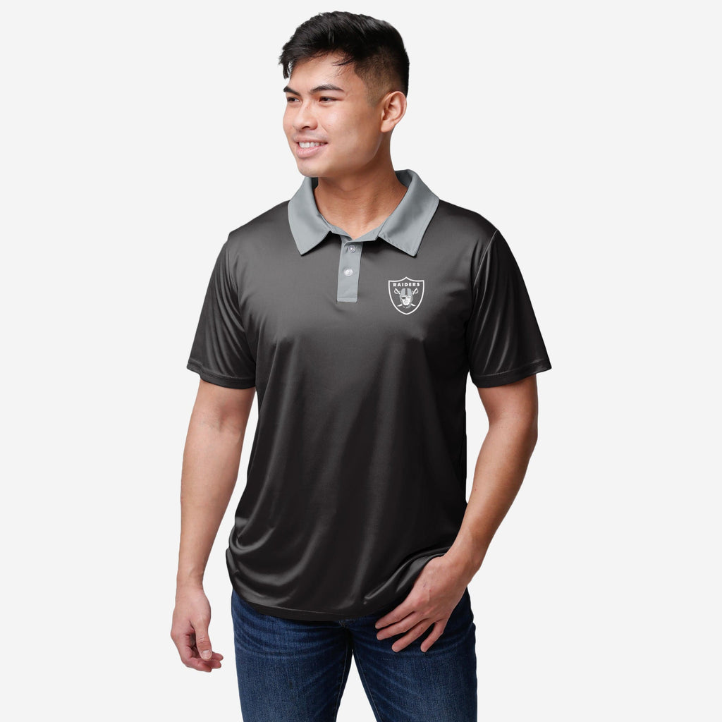 Las Vegas Raiders Workday Warrior Polyester Polo FOCO S - FOCO.com