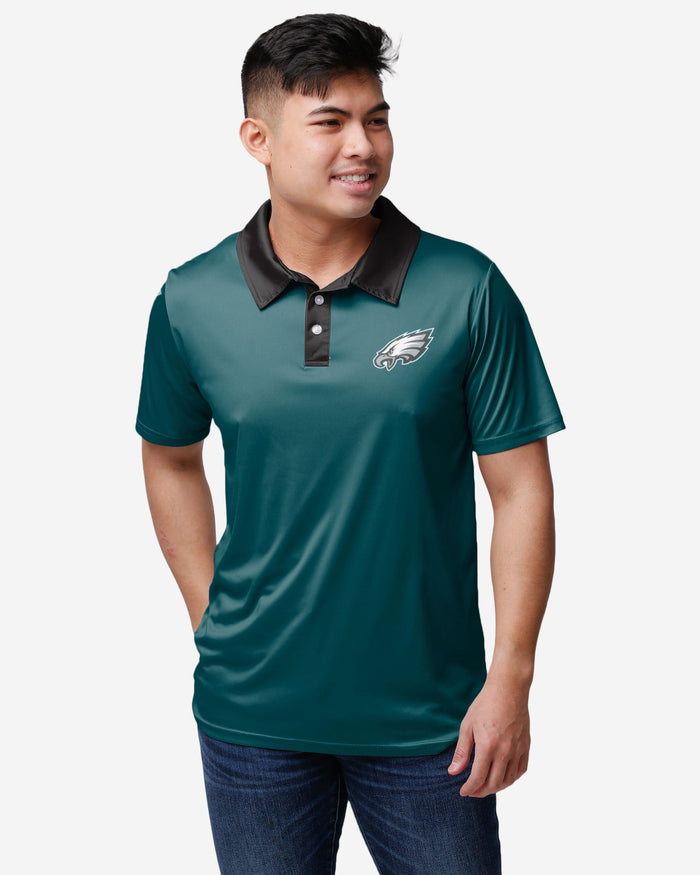 Philadelphia Eagles Workday Warrior Polyester Polo FOCO S - FOCO.com