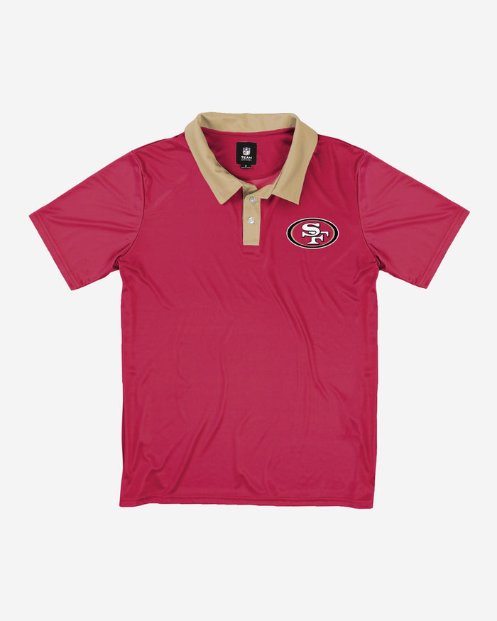 San Francisco 49ers Workday Warrior Polyester Polo FOCO - FOCO.com