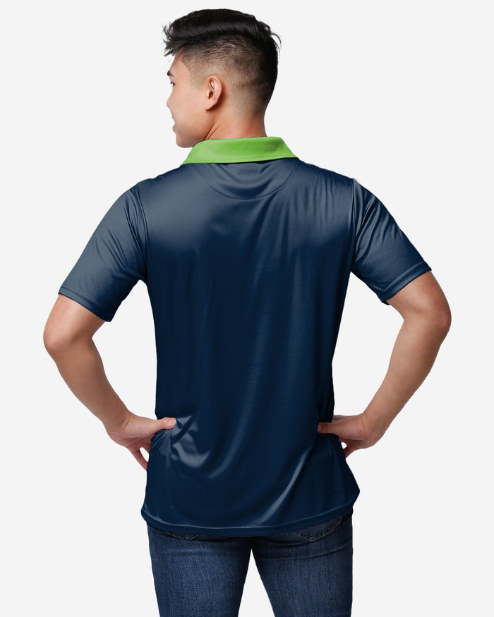 Seattle Seahawks Workday Warrior Polyester Polo FOCO - FOCO.com