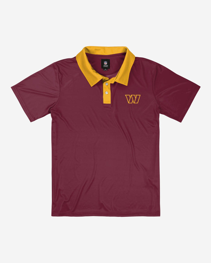 Washington Commanders Workday Warrior Polyester Polo FOCO - FOCO.com