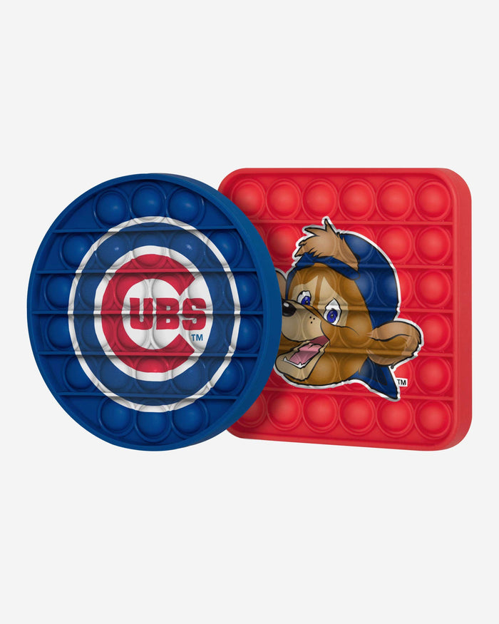 Chicago Cubs 2 Pack Ball & Square Push-Itz Fidget FOCO - FOCO.com