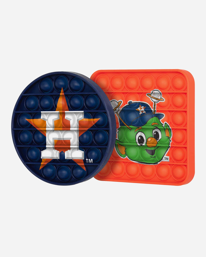 Houston Astros 2 Pack Ball & Square Push-Itz Fidget FOCO - FOCO.com