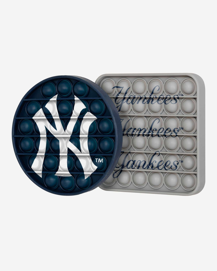 New York Yankees 2 Pack Ball & Square Push-Itz Fidget FOCO - FOCO.com