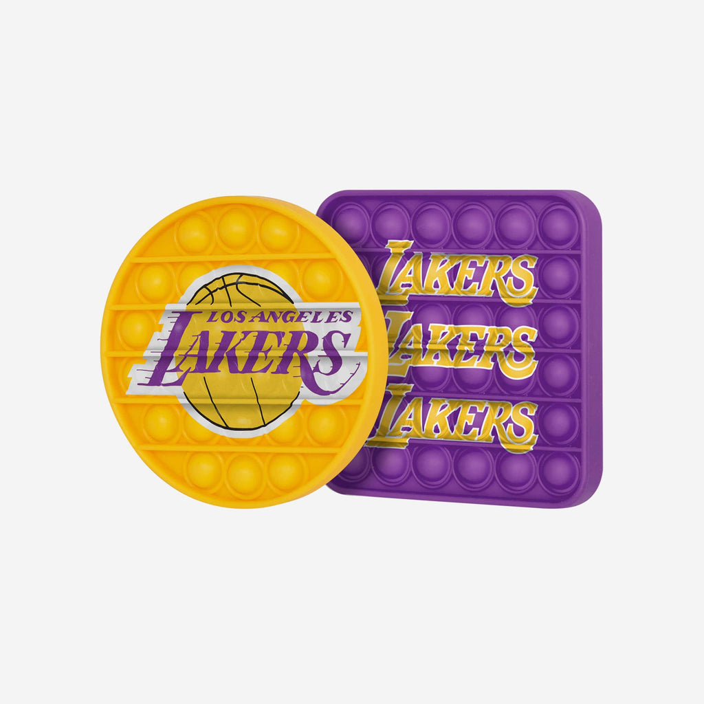 Los Angeles Lakers 2 Pack Ball & Square Push-Itz Fidget FOCO - FOCO.com