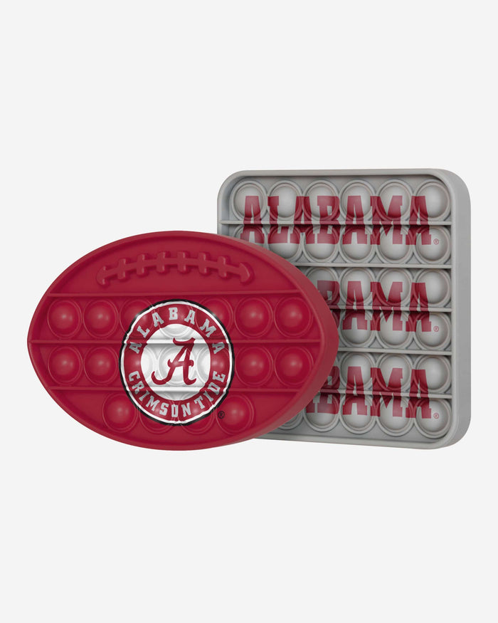 Alabama Crimson Tide 2 Pack Ball & Square Push-Itz Fidget FOCO - FOCO.com