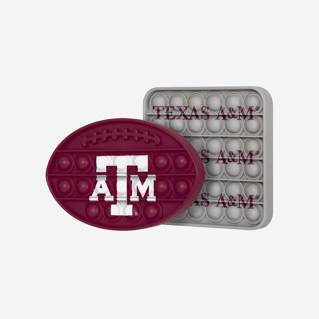 Texas A&M Aggies 2 Pack Ball & Square Push-Itz Fidget FOCO - FOCO.com