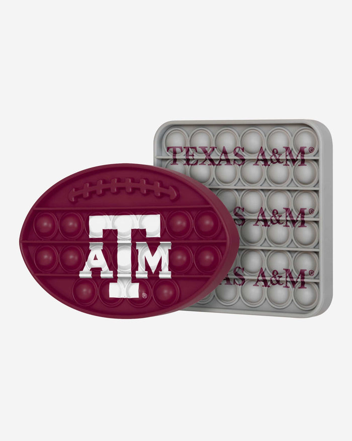 Texas A&M Aggies 2 Pack Ball & Square Push-Itz Fidget FOCO - FOCO.com