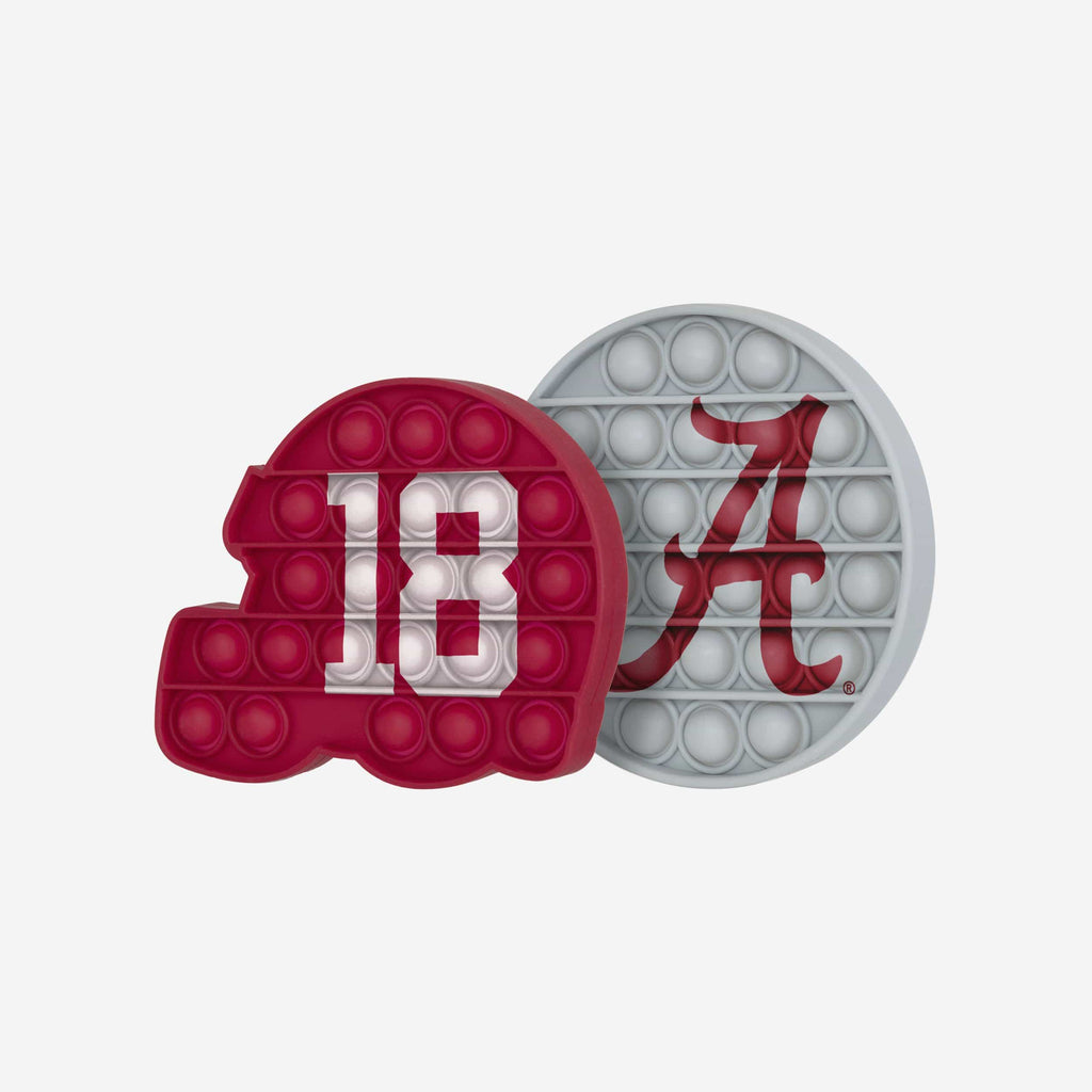 Alabama Crimson Tide 2 Pack Helmet & Circle Push-Itz Fidget FOCO - FOCO.com