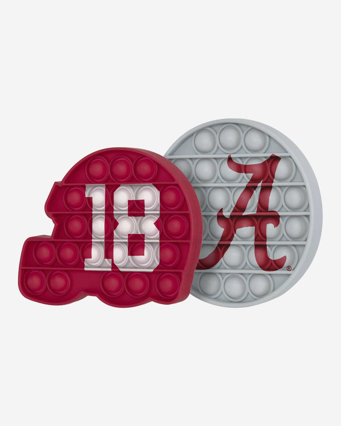 Alabama Crimson Tide 2 Pack Helmet & Circle Push-Itz Fidget FOCO - FOCO.com