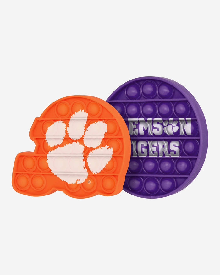 Clemson Tigers 2 Pack Helmet & Circle Push-Itz Fidget FOCO - FOCO.com