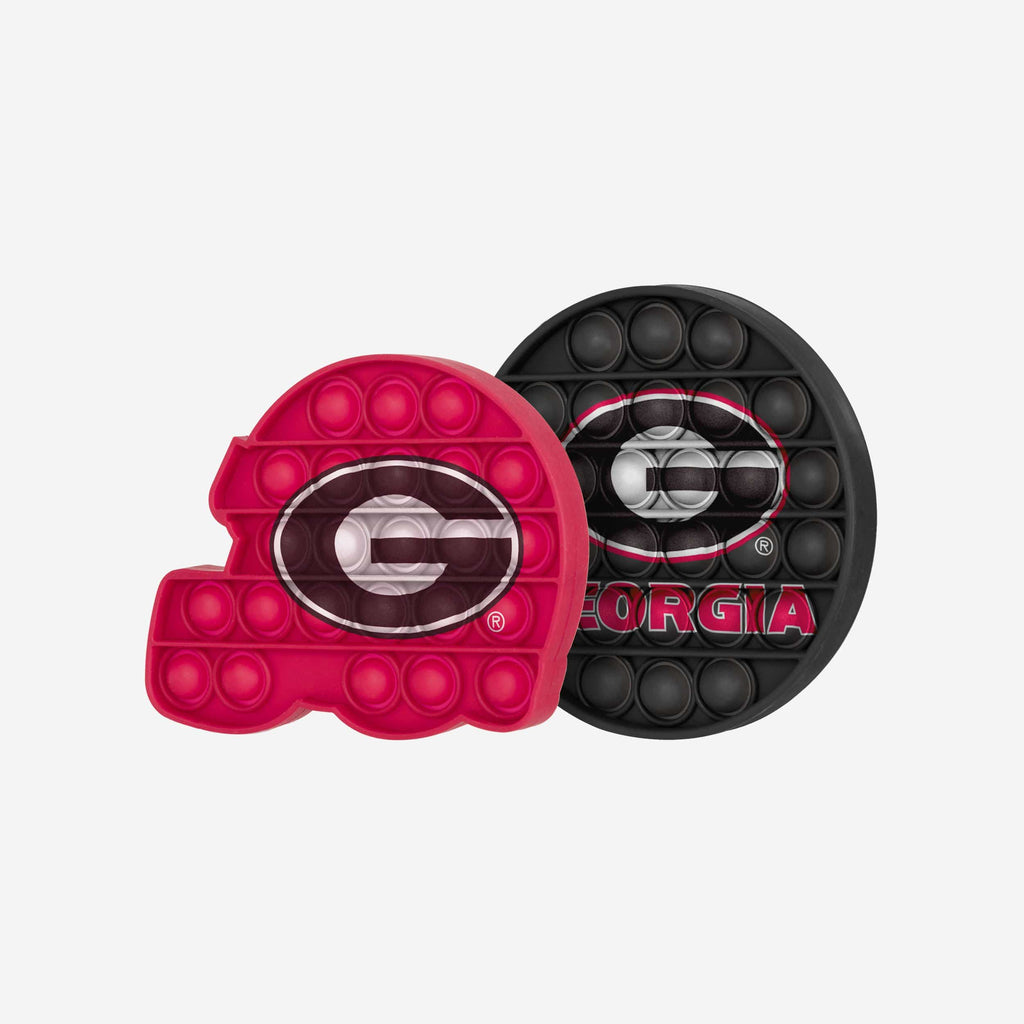 Georgia Bulldogs 2 Pack Helmet & Circle Push-Itz Fidget FOCO - FOCO.com