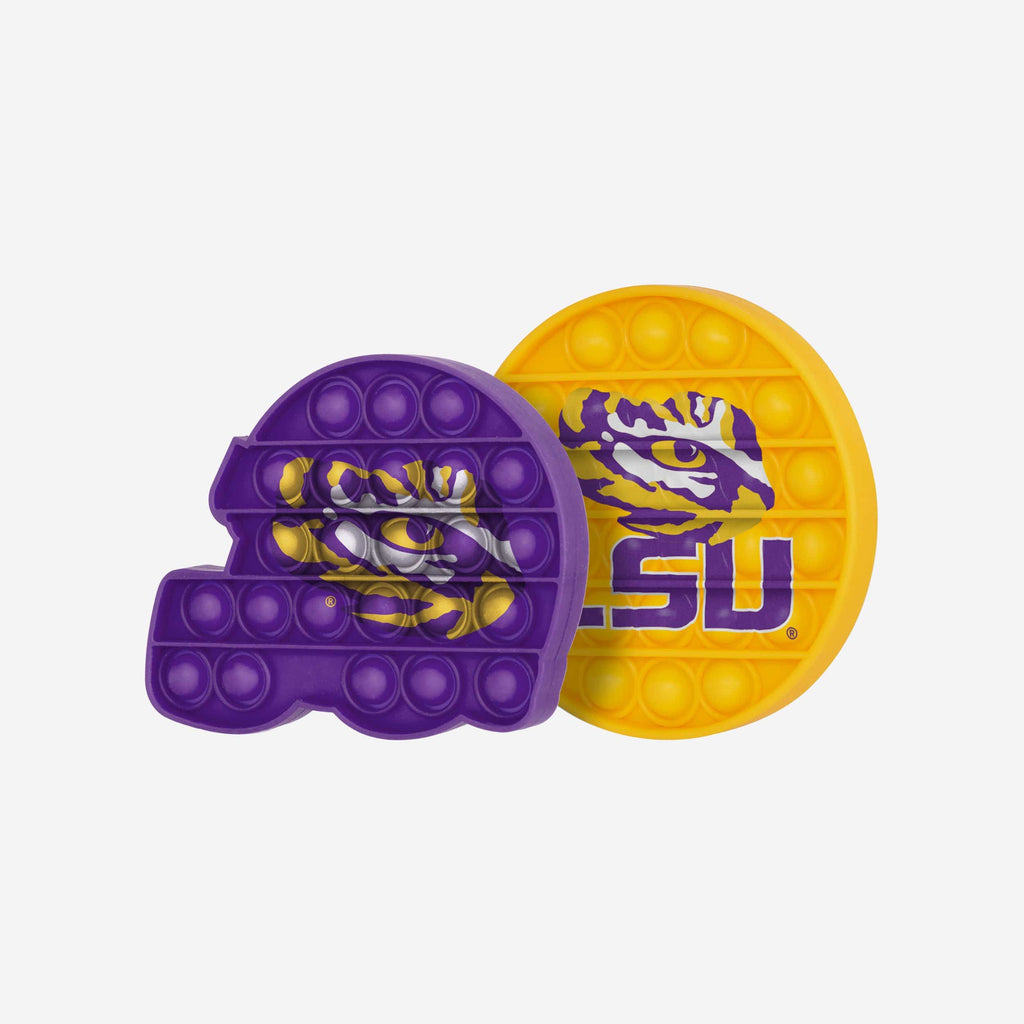 LSU Tigers 2 Pack Helmet & Circle Push-Itz Fidget FOCO - FOCO.com