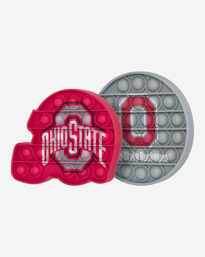 Ohio State Buckeyes 2 Pack Helmet & Circle Push-Itz Fidget FOCO - FOCO.com