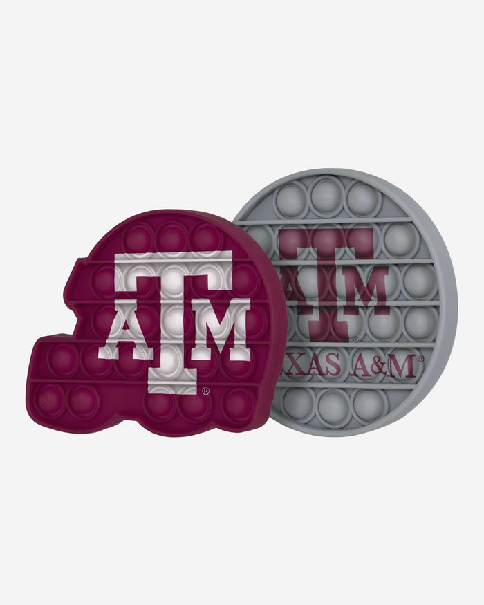 Texas A&M Aggies 2 Pack Helmet & Circle Push-Itz Fidget FOCO - FOCO.com