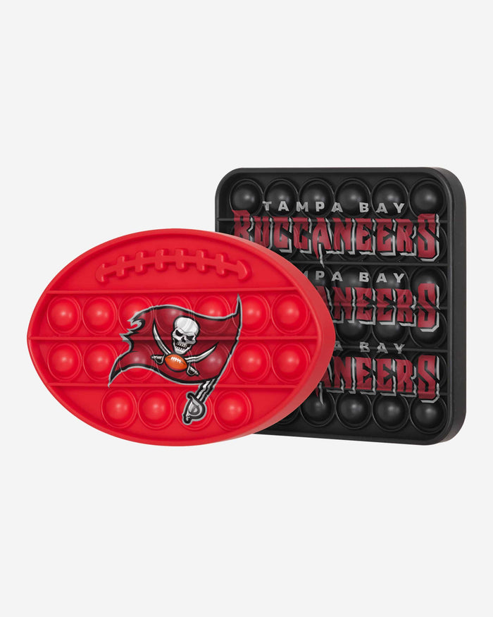 Tampa Bay Buccaneers 2 Pack Ball & Square Push-Itz Fidget FOCO - FOCO.com