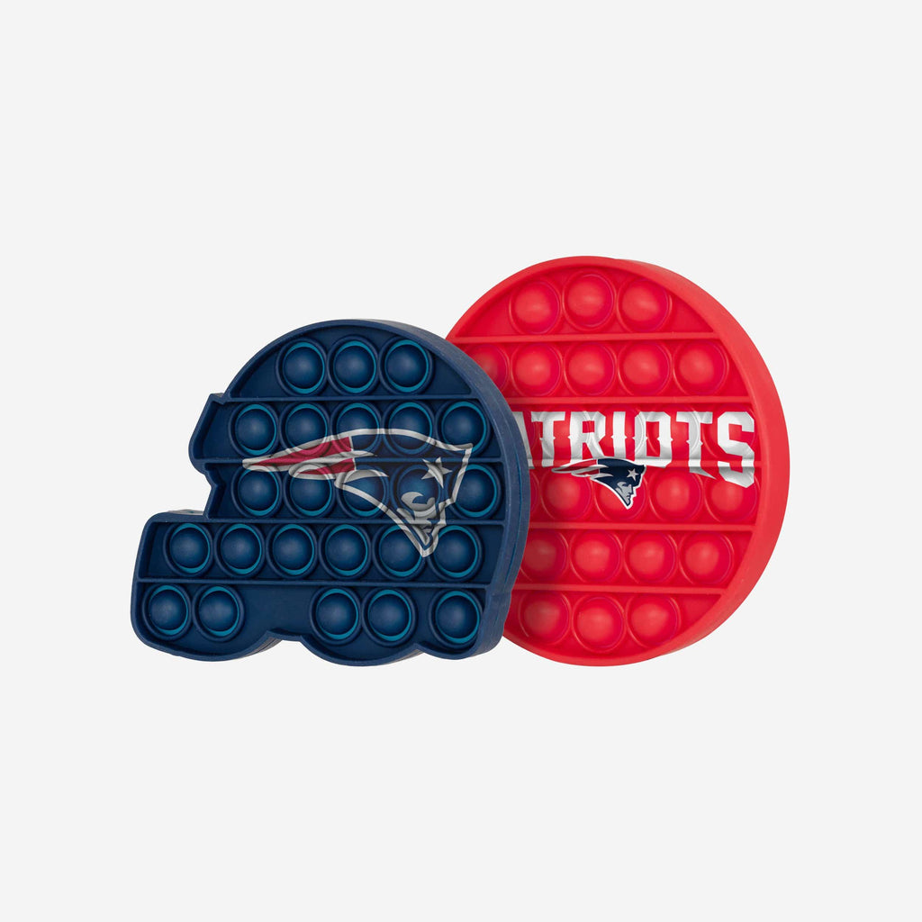 New England Patriots 2 Pack Helmet & Circle Push-Itz Fidget FOCO - FOCO.com