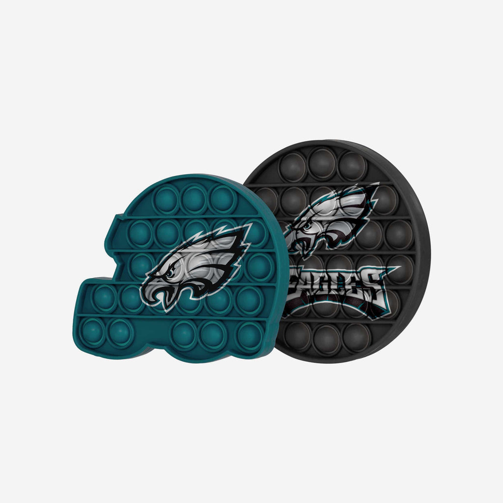 Philadelphia Eagles 2 Pack Helmet & Circle Push-Itz Fidget FOCO - FOCO.com