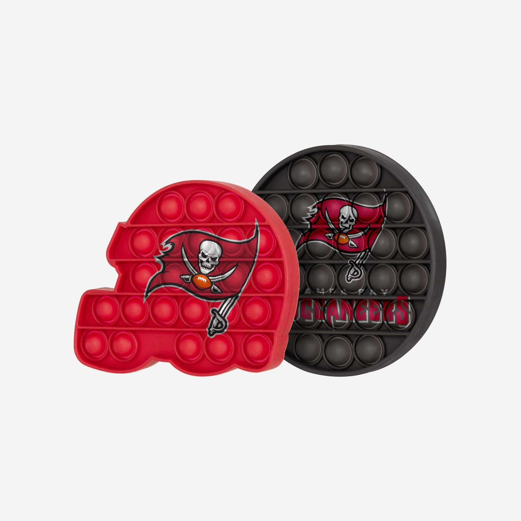 Tampa Bay Buccaneers 2 Pack Helmet & Circle Push-Itz Fidget FOCO - FOCO.com