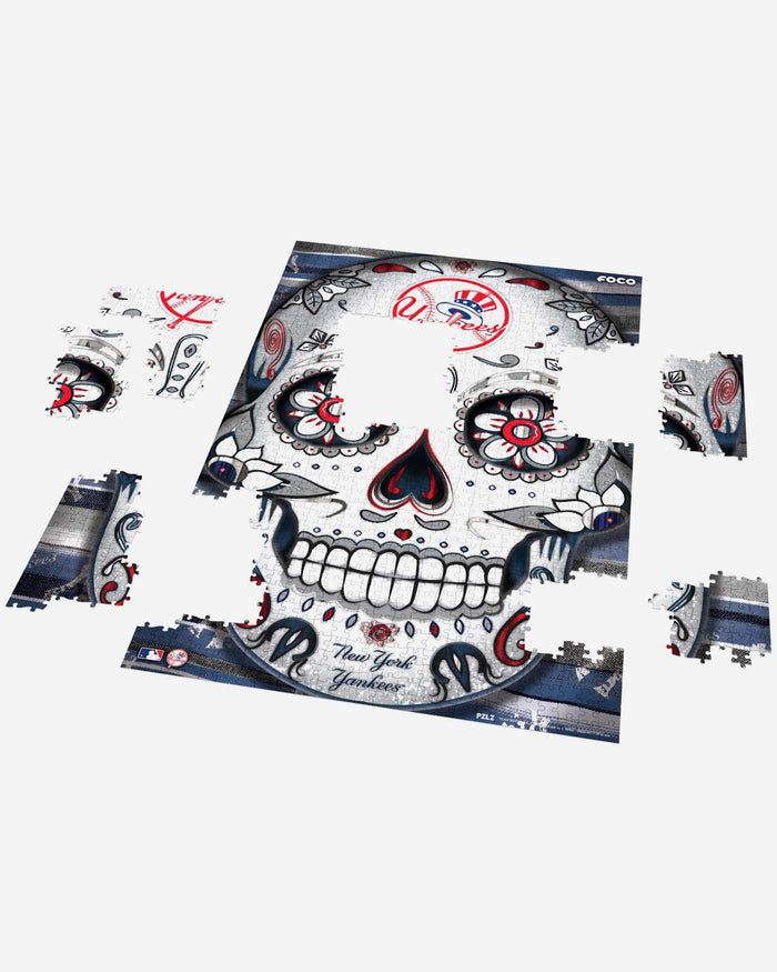 New York Yankees Sugar Skull 1000 Piece Jigsaw Puzzle PZLZ FOCO - FOCO.com