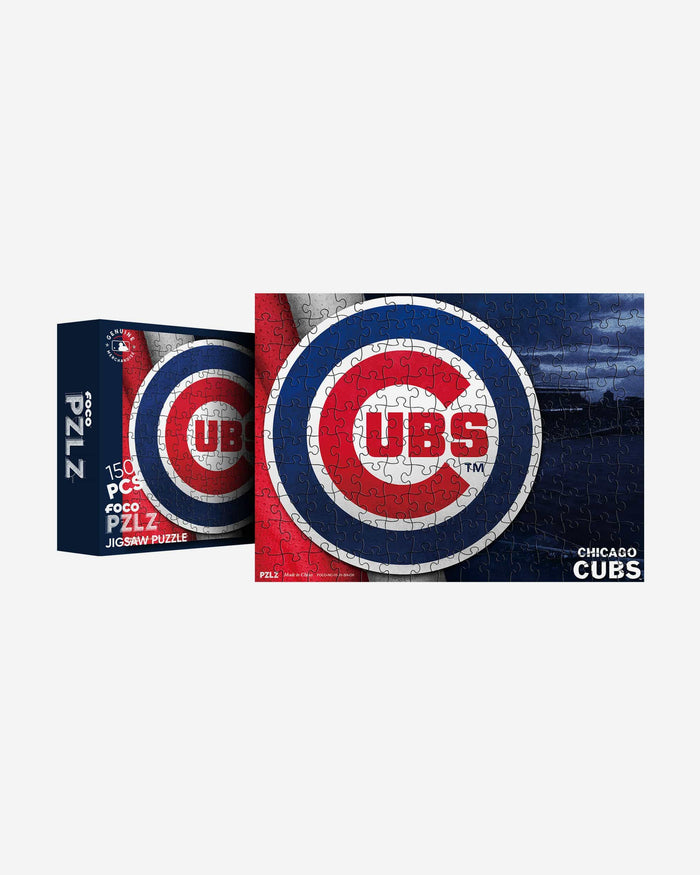 Chicago Cubs Team Logo 150 Piece Jigsaw Puzzle PZLZ FOCO - FOCO.com