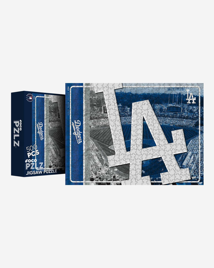 Los Angeles Dodgers Big Logo 500 Piece Jigsaw Puzzle PZLZ FOCO - FOCO.com