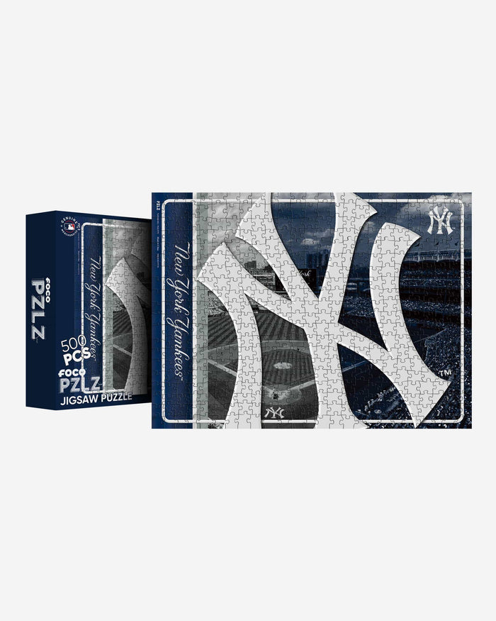 New York Yankees Big Logo 500 Piece Jigsaw Puzzle PZLZ FOCO - FOCO.com