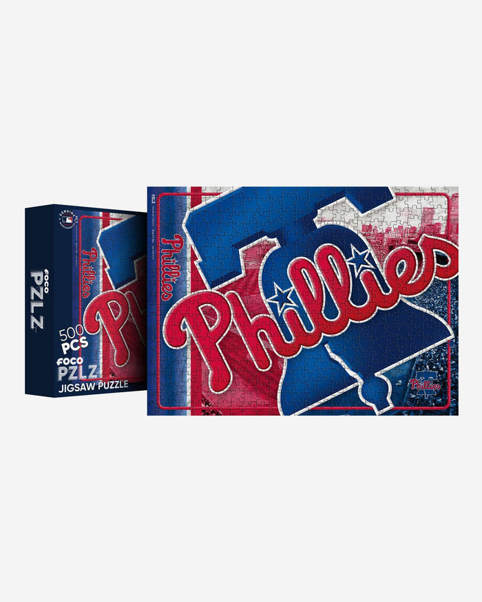 Philadelphia Phillies Big Logo 500 Piece Jigsaw Puzzle PZLZ FOCO - FOCO.com