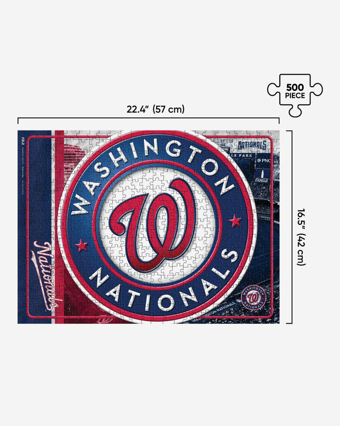 Washington Nationals Big Logo 500 Piece Jigsaw Puzzle PZLZ FOCO - FOCO.com