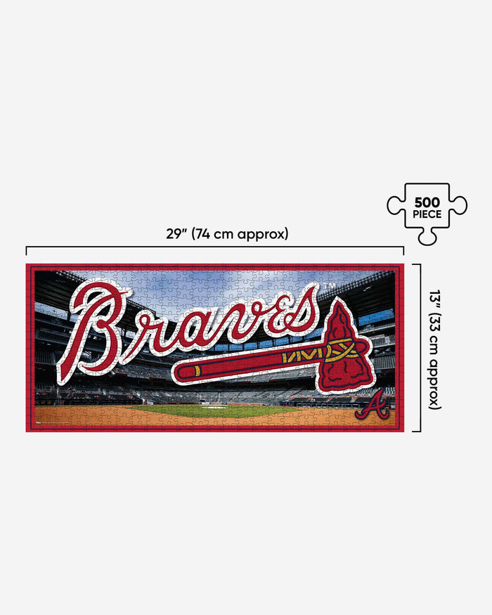 Atlanta Braves Truist Park 500 Piece Stadiumscape Jigsaw Puzzle PZLZ FOCO - FOCO.com