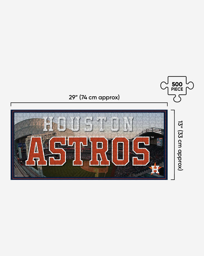 Houston Astros Minute Maid Park 500 Piece Stadiumscape Jigsaw Puzzle PZLZ FOCO - FOCO.com