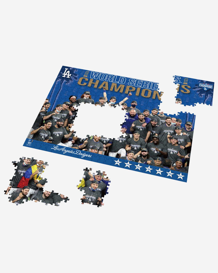 Los Angeles Dodgers 2020 World Series Champions Team Celebration 500 Piece Jigsaw PZLZ FOCO - FOCO.com