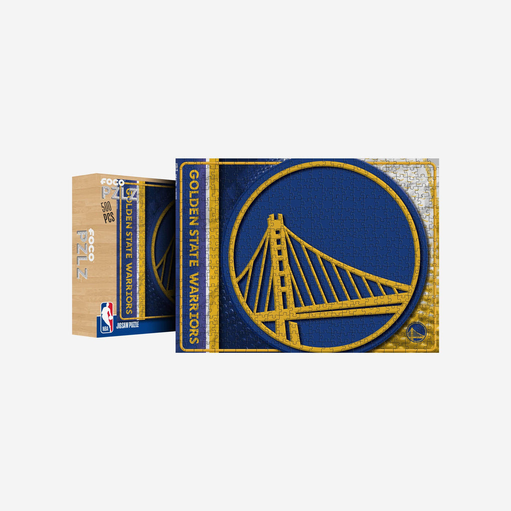 Golden State Warriors Big Logo 500 Piece Jigsaw Puzzle PZLZ FOCO - FOCO.com