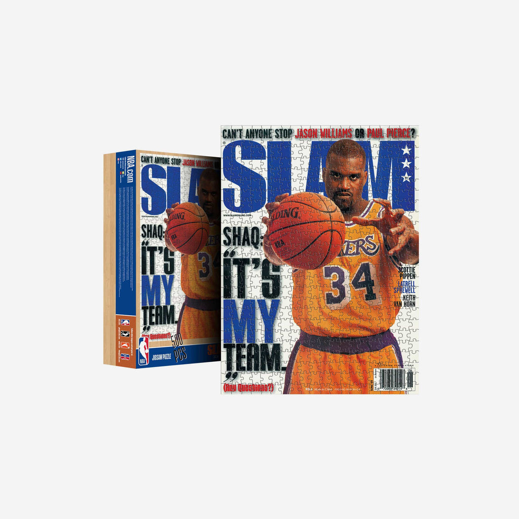 Shaquille O'Neal Los Angeles Lakers SLAM Cover 500 Piece Jigsaw Puzzle PZLZ FOCO - FOCO.com