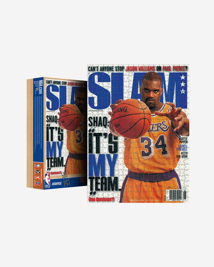 Shaquille O'Neal Los Angeles Lakers SLAM Cover 500 Piece Jigsaw Puzzle PZLZ FOCO - FOCO.com