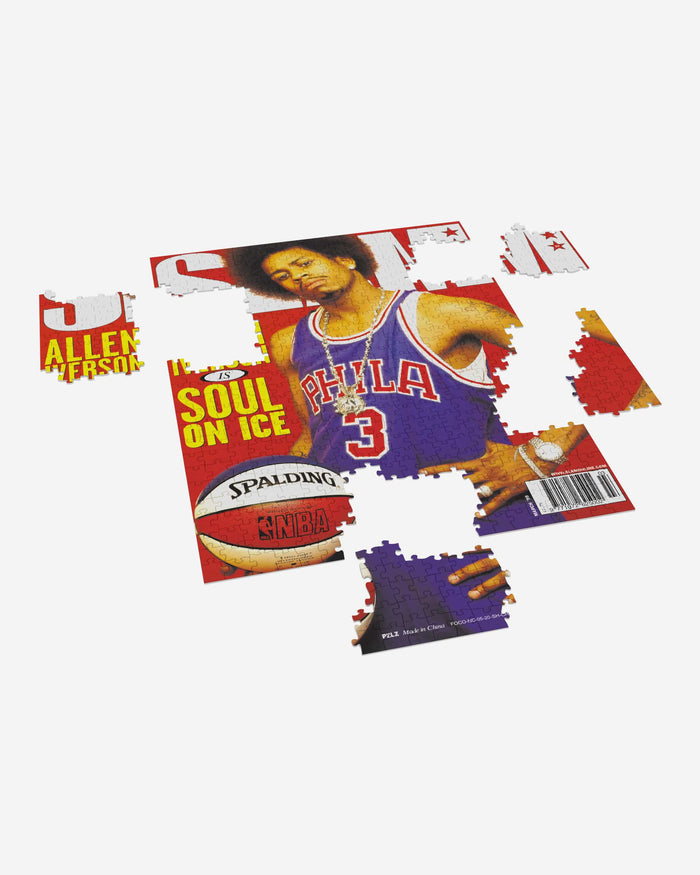 Allen Iverson Philadelphia 76ers SLAM Cover 500 Piece Jigsaw Puzzle PZLZ FOCO - FOCO.com