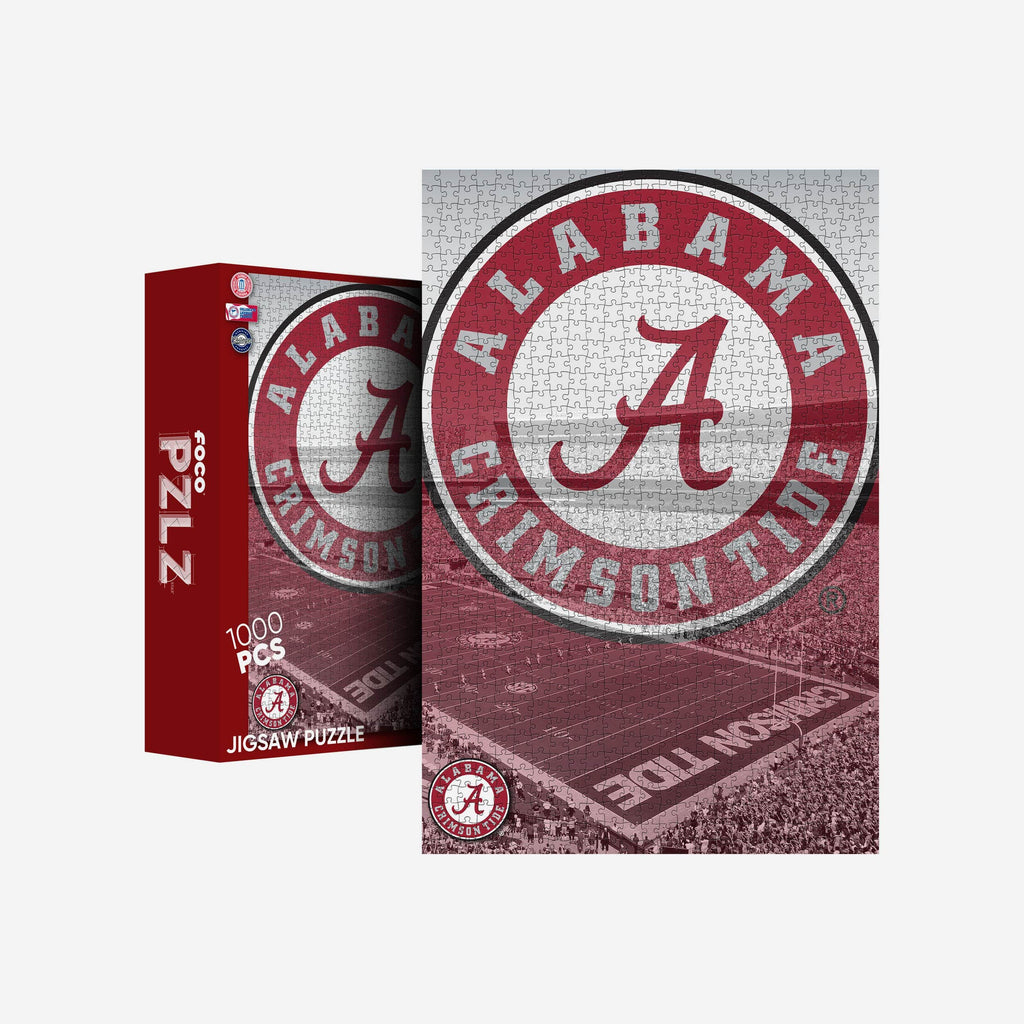 Alabama Crimson Tide Bryant Denny Stadium 1000 Piece Jigsaw Puzzle PZLZ FOCO - FOCO.com