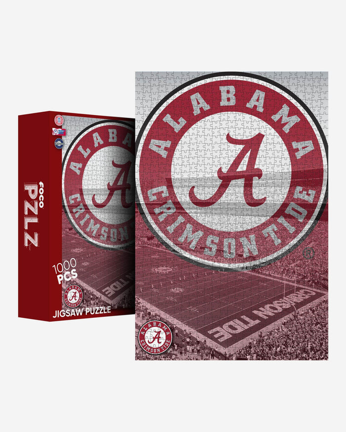 Alabama Crimson Tide Bryant Denny Stadium 1000 Piece Jigsaw Puzzle PZLZ FOCO - FOCO.com