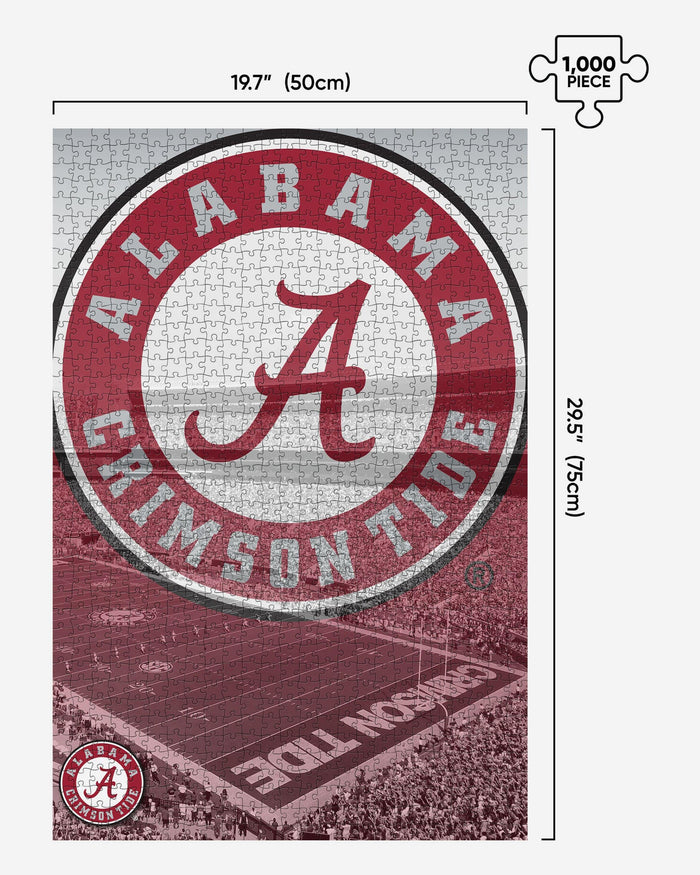 Alabama Crimson Tide Bryant Denny Stadium 1000 Piece Jigsaw Puzzle PZLZ FOCO - FOCO.com