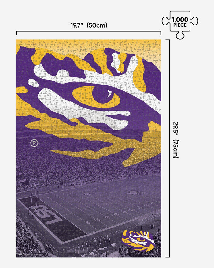 LSU Tigers Tiger Stadium 1000 Piece Jigsaw Puzzle PZLZ FOCO - FOCO.com