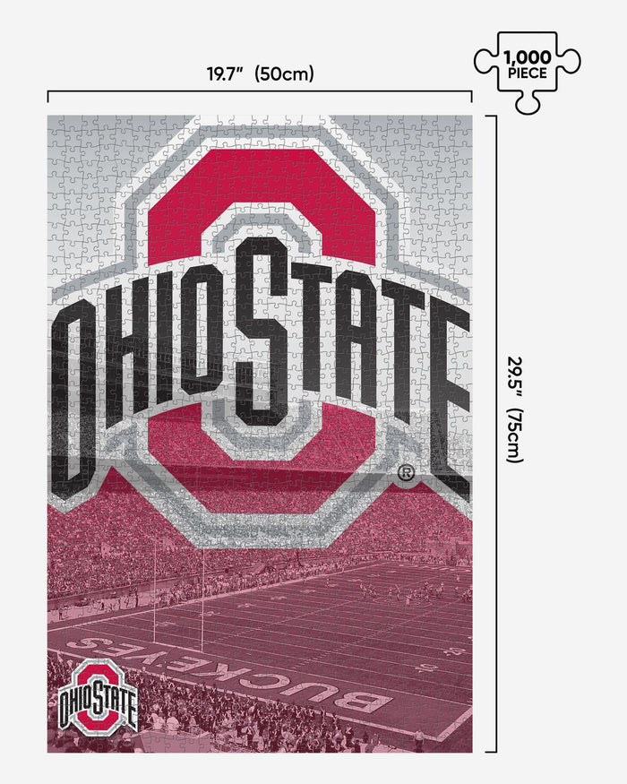 Ohio State Buckeyes Ohio Stadium 1000 Piece Jigsaw Puzzle PZLZ FOCO - FOCO.com