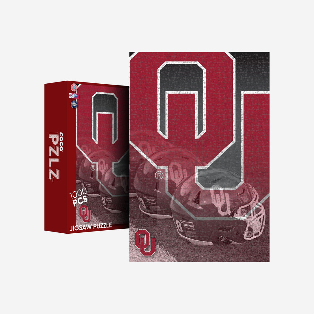 Oklahoma Sooners The Gaylord Family Oklahoma Memorial Stadium 1000 Piece Jigsaw Puzzle PZLZ FOCO - FOCO.com