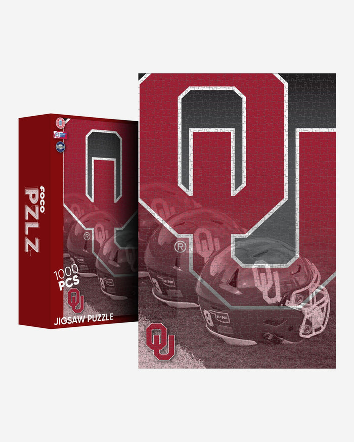 Oklahoma Sooners The Gaylord Family Oklahoma Memorial Stadium 1000 Piece Jigsaw Puzzle PZLZ FOCO - FOCO.com