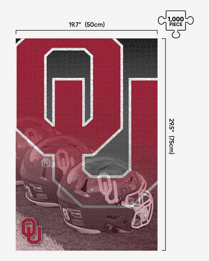 Oklahoma Sooners The Gaylord Family Oklahoma Memorial Stadium 1000 Piece Jigsaw Puzzle PZLZ FOCO - FOCO.com