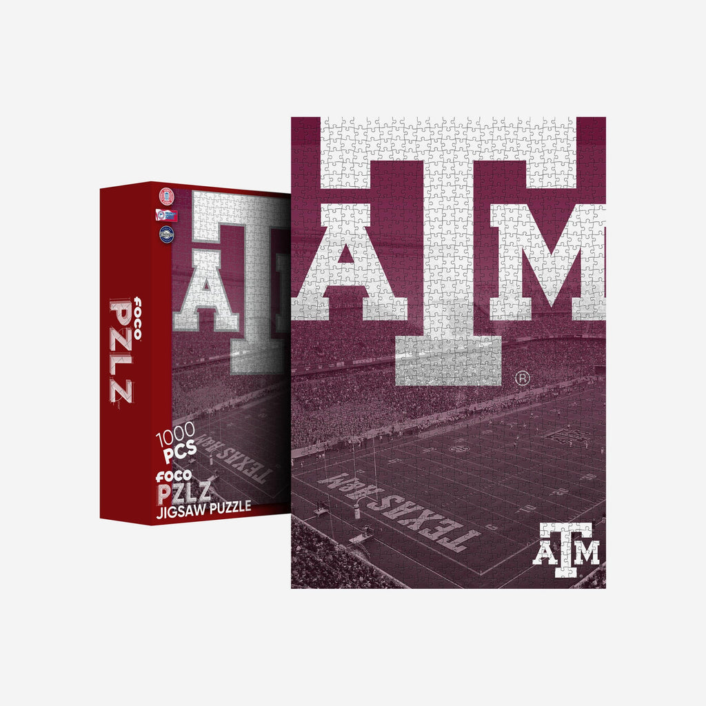 Texas A&M Aggies Kyle Field Stadium 1000 Piece Jigsaw Puzzle PZLZ FOCO - FOCO.com